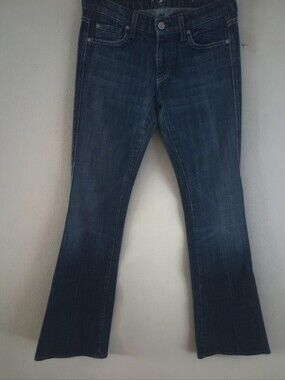 7 For All Mankind Jeans women's 26 (26X32) A pocket boot cut embellished lowrise